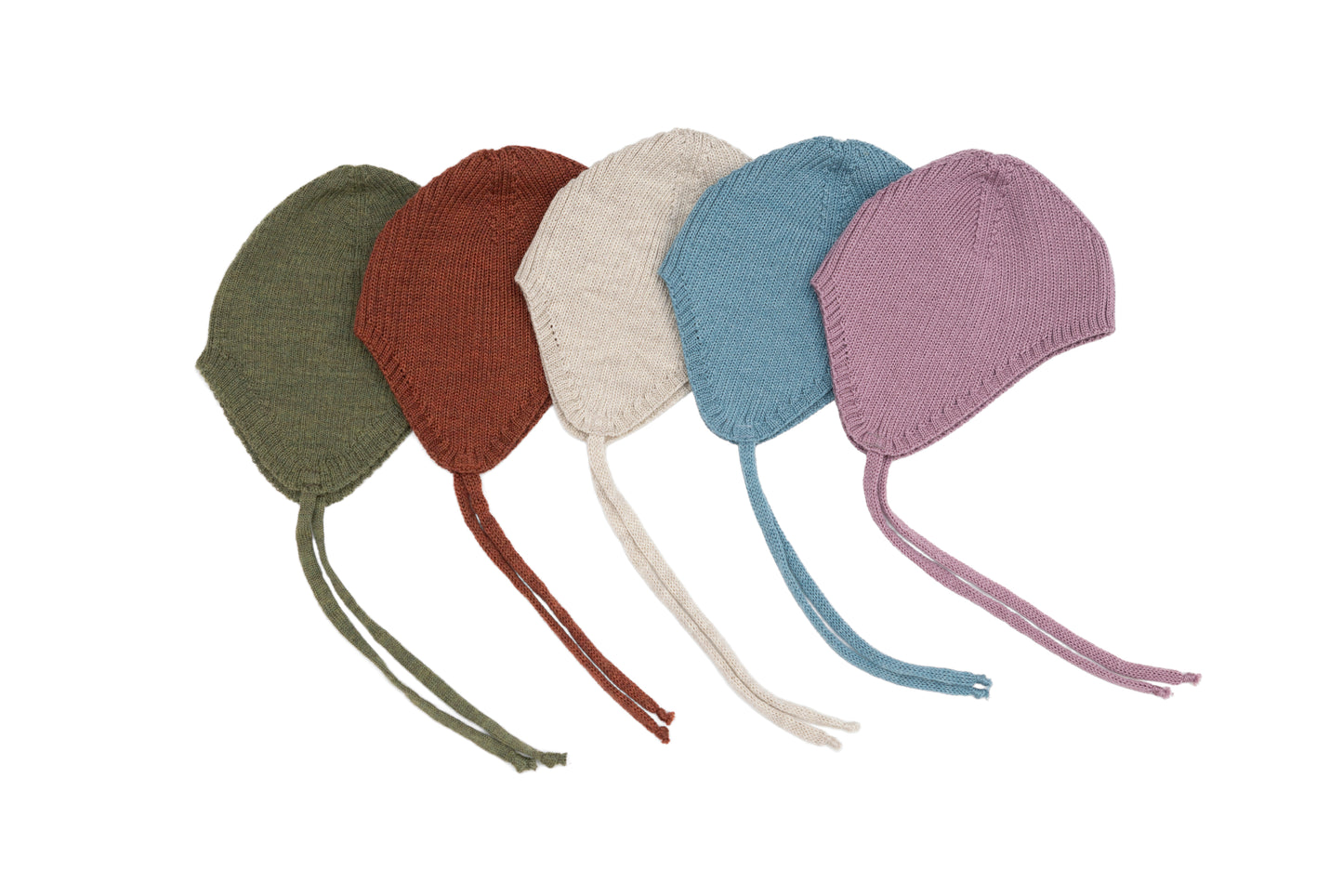 Wool-Silk Newborn Bonnet "Mio"