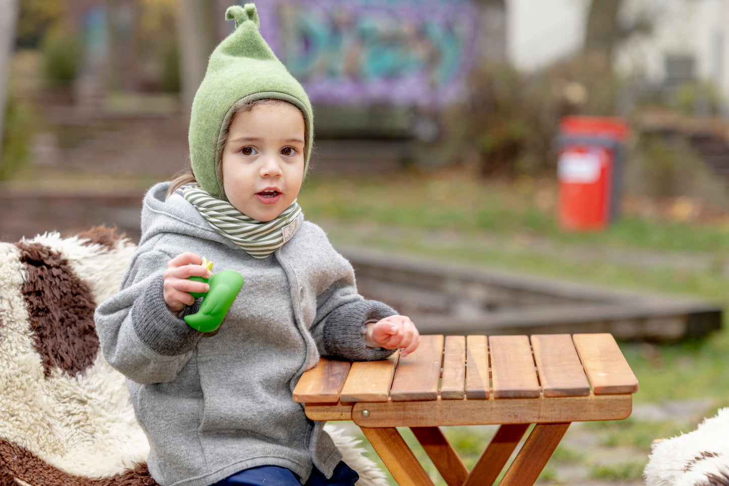 Wool Fleece Hat "Tilda"