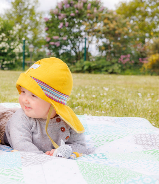 Sun Hat "Firefighter" - yellow