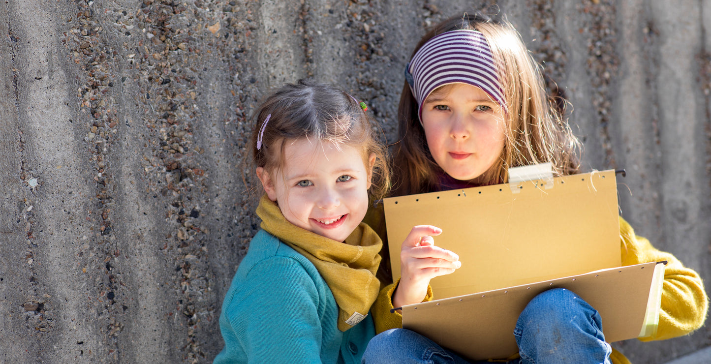Wool-Silk Loop Scarf