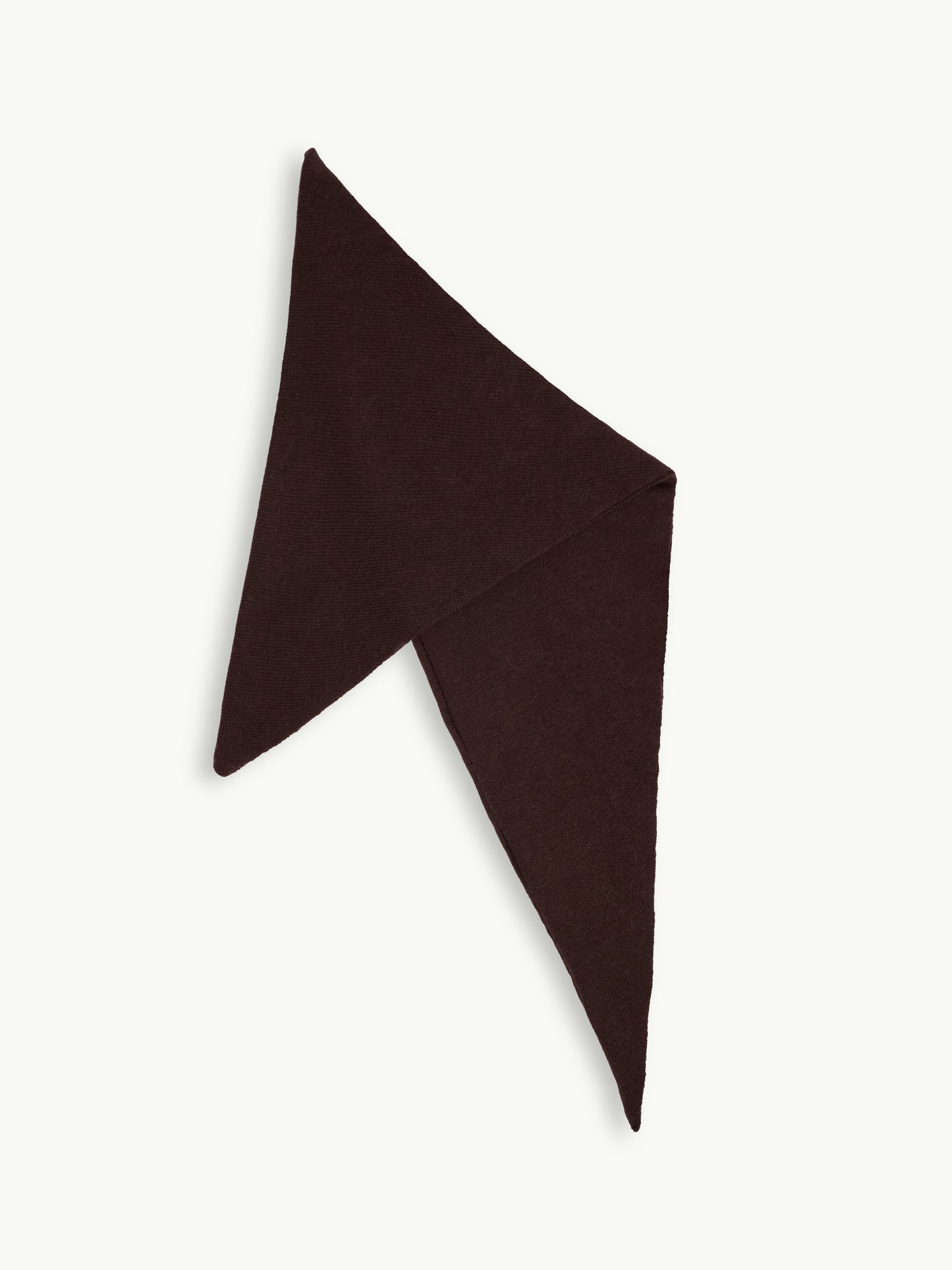 Woolen Stripe Triangle Scarf